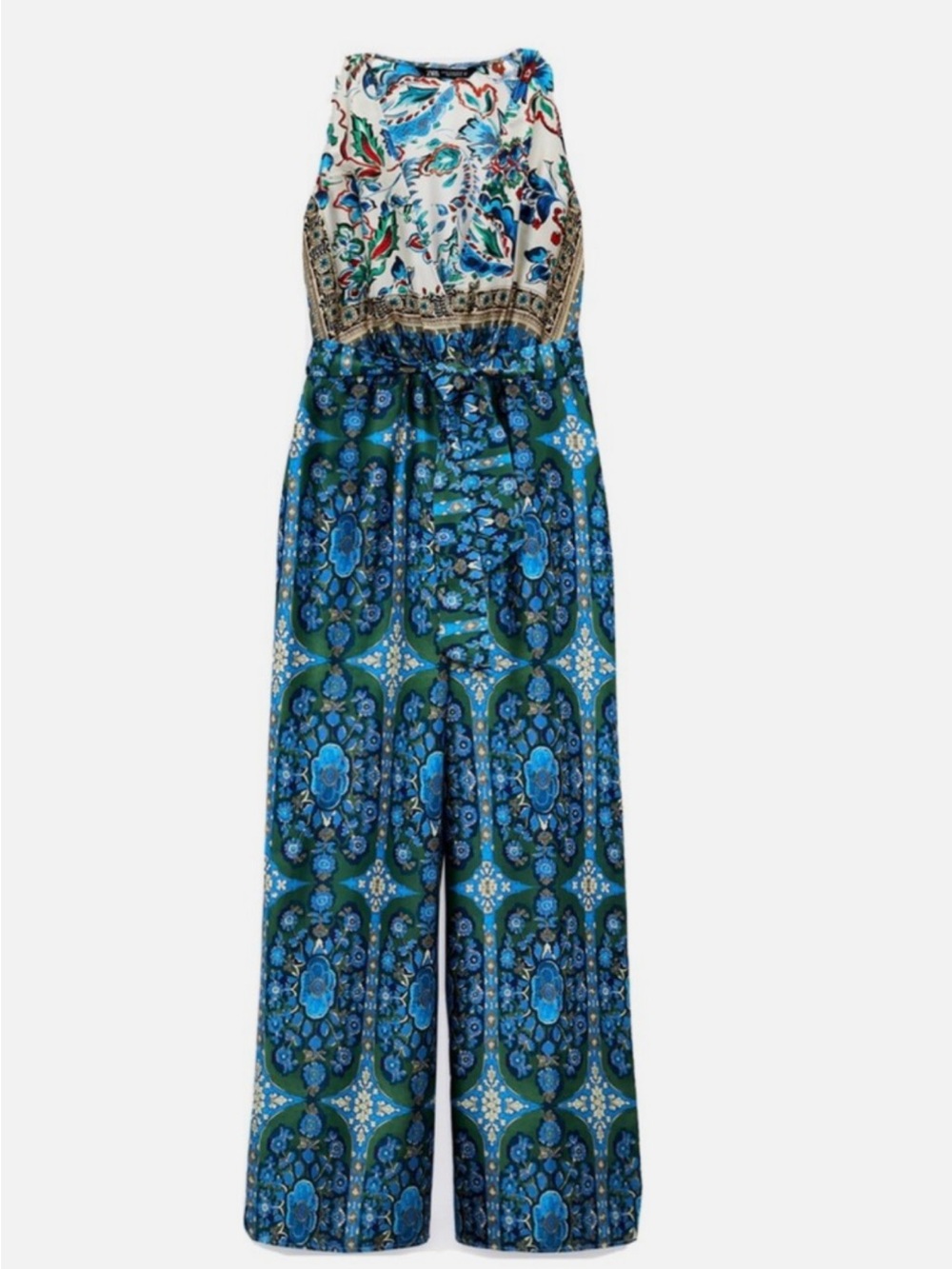 Easy Patterned Silky Jumpsuit